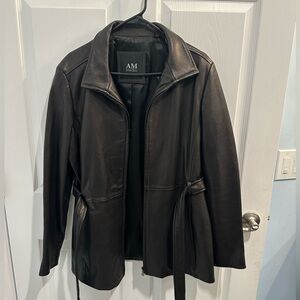 AM Studio leather jacket — Women’s large